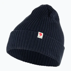 Czapka zimowa Fjällräven Rib Hat dark navy Granatowy