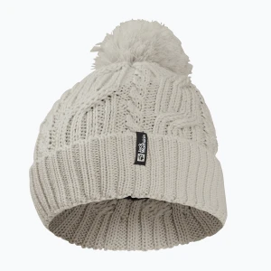 Czapka zimowa Jack Wolfskin Pompom pale sand
