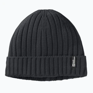 Czapka zimowa Jack Wolfskin Rib Knit black