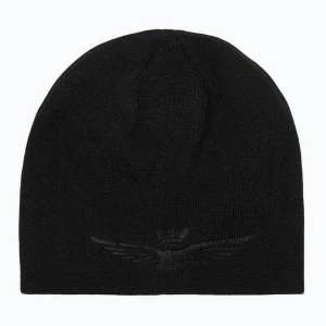 Czapka zimowa męska Aeronautica Militare 252CU0083UL00915 jet black