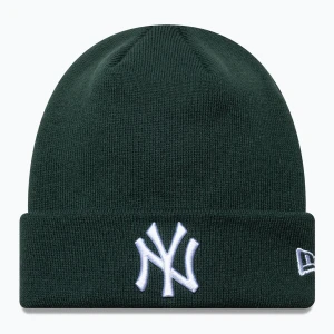 Czapka zimowa New Era League Essential New York Yankees dark green/white