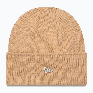 Czapka zimowa New Era Ne Wide Beanie med beige