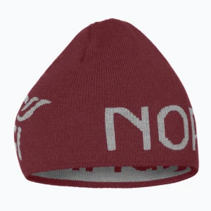 Czapka zimowa NORRONA MerinoUll Logo Beanie port Norrøna Czerwony