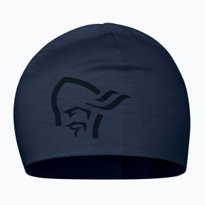 Czapka zimowa NORRONA PureUll 180 Beanie indigo night Norrøna Granatowy
