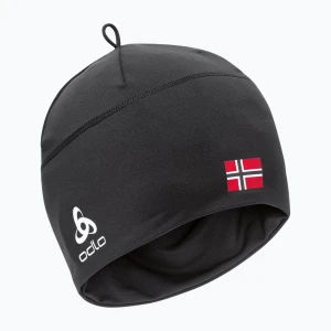 Czapka zimowa ODLO Polyknit Fan Warm black/norwegian flag