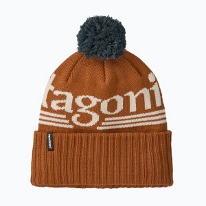 Czapka zimowa Patagonia Powder Town hut tripper logo: cinnamon brown