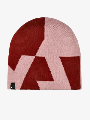 Czapka zimowa Salewa Pure Reversible Wool Beanie - syrah