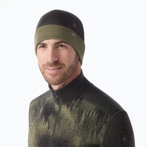 Czapka zimowa Smartwool Merino Reversible Cuffed north woods heather Zielony