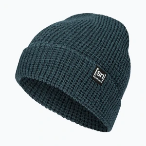 Czapka zimowa super.natural City Beanie blueberry Granatowy