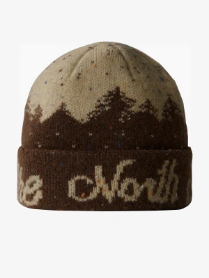 Czapka zimowa The North Face Cabin Mountainscape Beanie - smokey brown/gravel