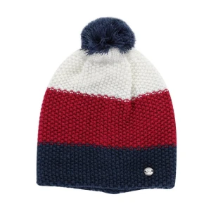 Czapka zimowa z pomponem Delore Alpine Pro czerwony