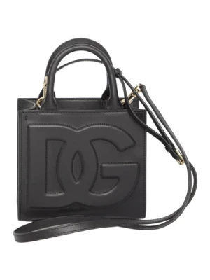 Czarna Aw23 Torba Shopper Damska Dolce & Gabbana