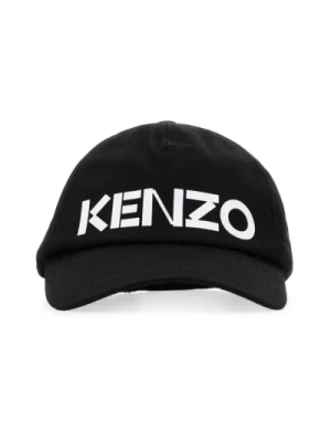 Czarna bawełniana czapka baseballowa Kenzo