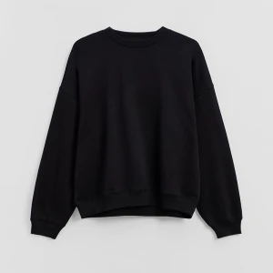 Czarna bluza basic typu crewneck House