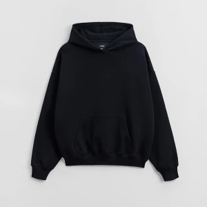 Czarna bluza basic z kapturem House