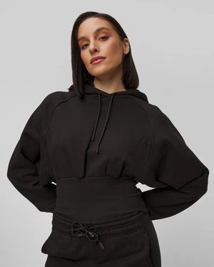 Czarna Bluza Damska Adidas By Stella Mccartney Crop