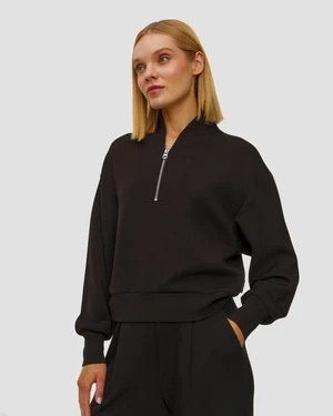 Czarna Bluza Damska Varley Davidson Sweat