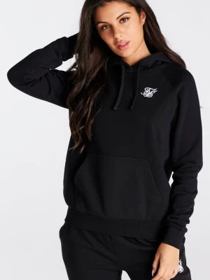 Czarna bluza damska z kapturem SikSilk