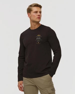 Czarna Bluza Męska Aeronautica Militare