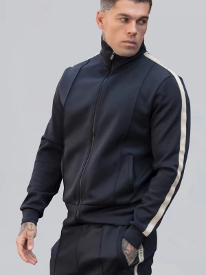 Czarna bluza męska track top SikSilk