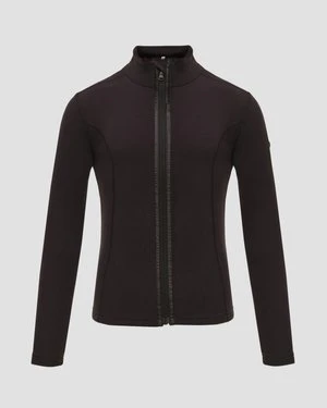 Czarna Bluza Polarowa Dziewczęca Poivre Blanc Ruby