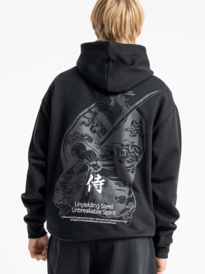 Bluza chłopięca regular z kapturem z autorska grafiką Reporter