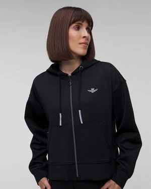 Czarna bluza rozpinana damska Aeronautica Militare
