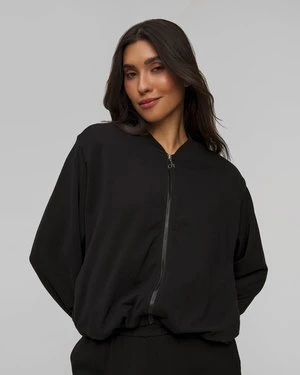 Czarna Bluza Rozpinana Damska Deha
