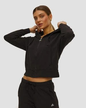Czarna Bluza Rozpinana Damska Deha