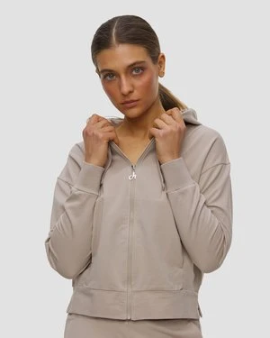 Beżowa Bluza Rozpinana Damska Deha