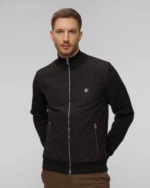 Czarna bluza rozpinana męska Hugo Boss C-Darmando