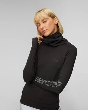 Czarna bluza termoaktywna damska Picture Organic Clothing Pagaya
