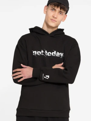 Czarna bluza UNISEX z kapturem NOT TODAY Reporter Young
