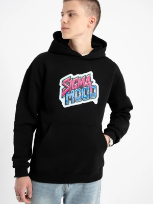 Czarna bluza UNISEX z kapturem SIGMA MOOD Reporter