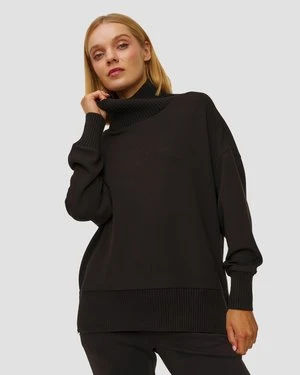 Zdjęcie produktu Czarna Bluza Z Golfem Damska Varley Barker High Neck Sweat