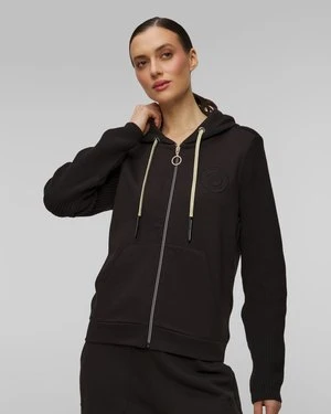 Czarna bluza z kapturem damska Aeronautica Militare