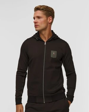 Czarna Bluza Z Kapturem Męska Aeronautica Militare