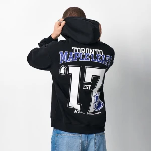 Czarna bluza z kapturem Toronto Maple Leafs House