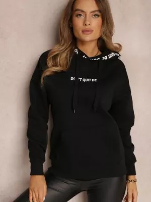 Czarna Bluza z Kapturem Vasilija glo-story