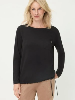 Czarna bluzka damska Clara z ozdobnymi aplikacjami – Urban Wild Olsen