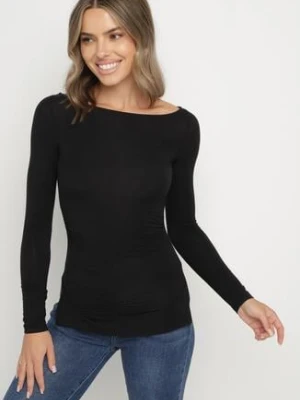 Czarna Bluzka z Wiskozą i Marszczeniem Furitta elsa.m by may