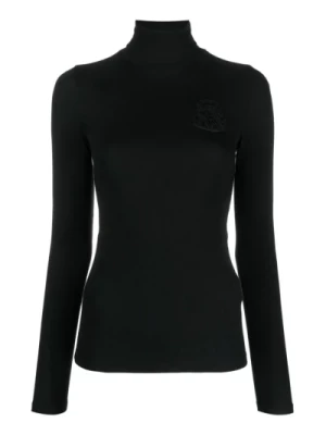 Czarna Casual Bluza Kobiety Dorosłe Polo Ralph Lauren