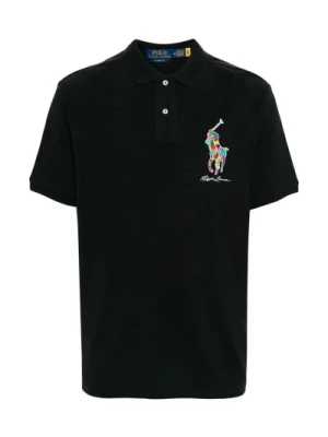 Czarna Casual Polo Shirt Polo Ralph Lauren