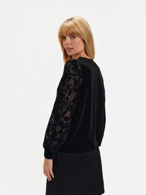 Zdjęcie produktu Czarna casualowa bluza TOP SECRET