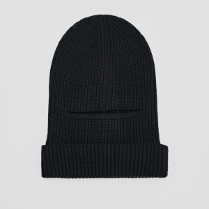 Czarna czapka beanie z funkcją kominiarki House
