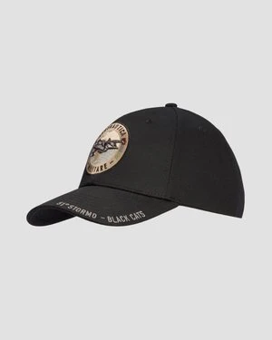 Czarna Czapka Z Daszkiem Aeronautica Militare