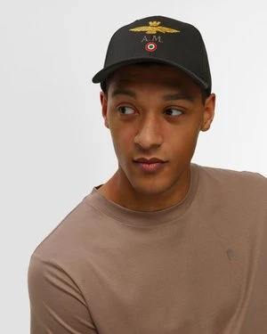 Czarna Czapka Z Daszkiem Aeronautica Militare