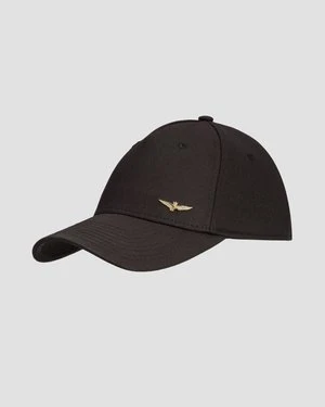 Czarna Czapka Z Daszkiem Męska Aeronautica Militare