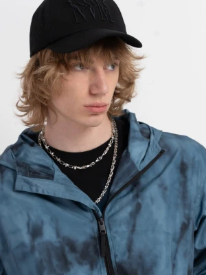 Czarna czapka z daszkiem z haftem z przodu Reporter