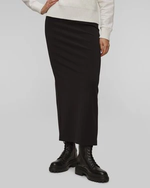 Czarna Długa Spódnica Damska Sportalm